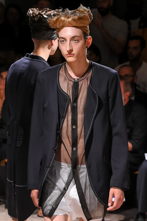 COMME des GARCONS HOMME PLUS 17SS ノーカラー縮絨ジャケット - cagicacoo