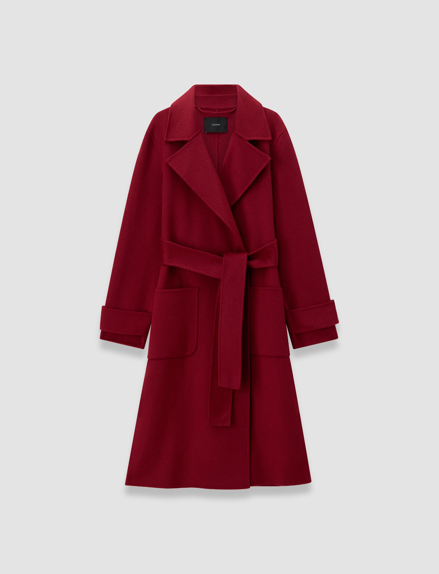 Arline Double Face Cashmere コート - 赤 | JOSEPH JP