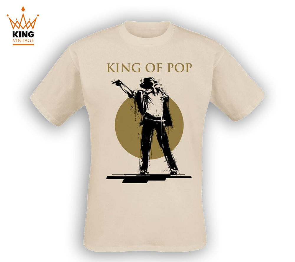 Michael Jackson | King Of Pop Art Cream T-Shirt – King Of Shop