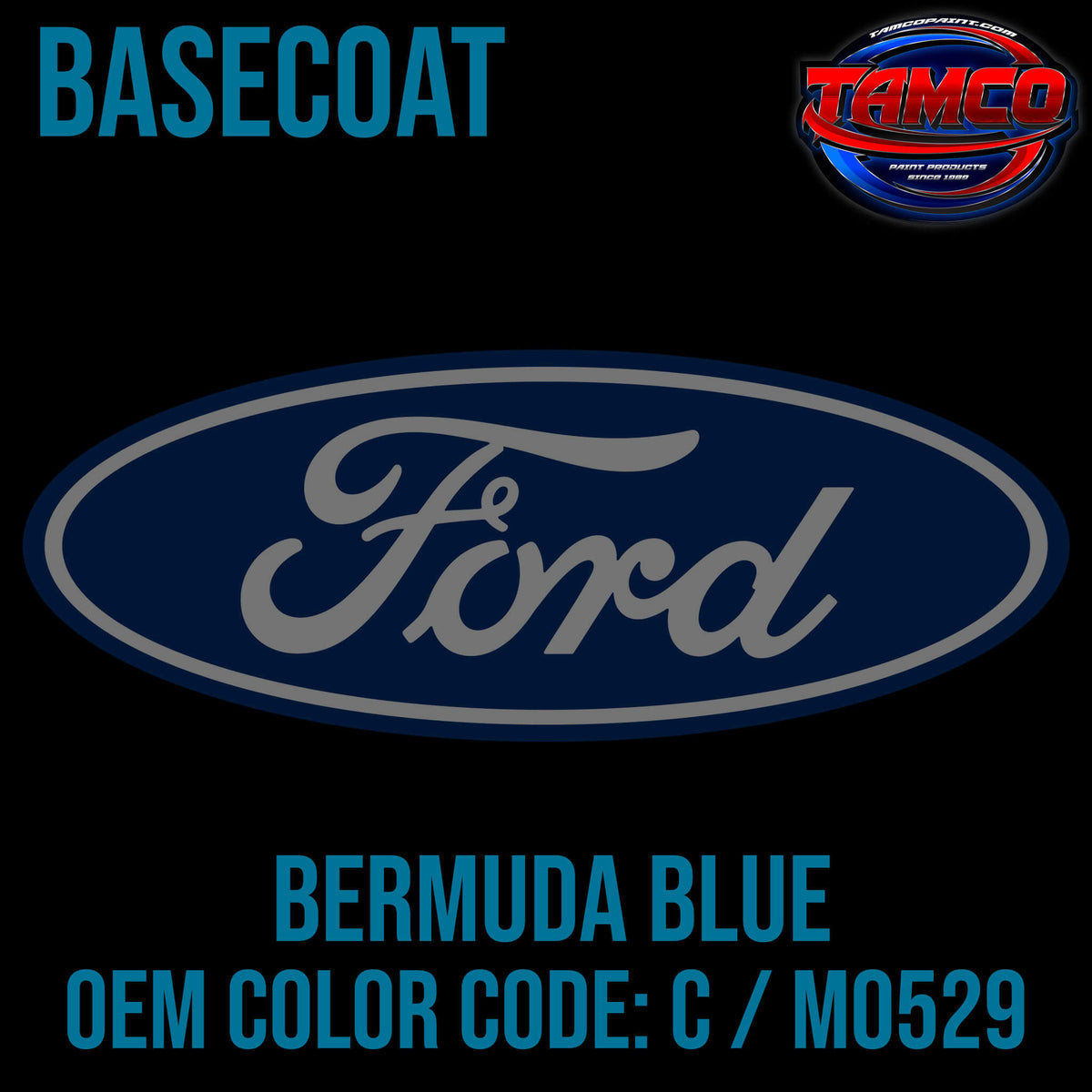 Ford Bermuda Blue | C / M0529 | 1956 | OEM Basecoat