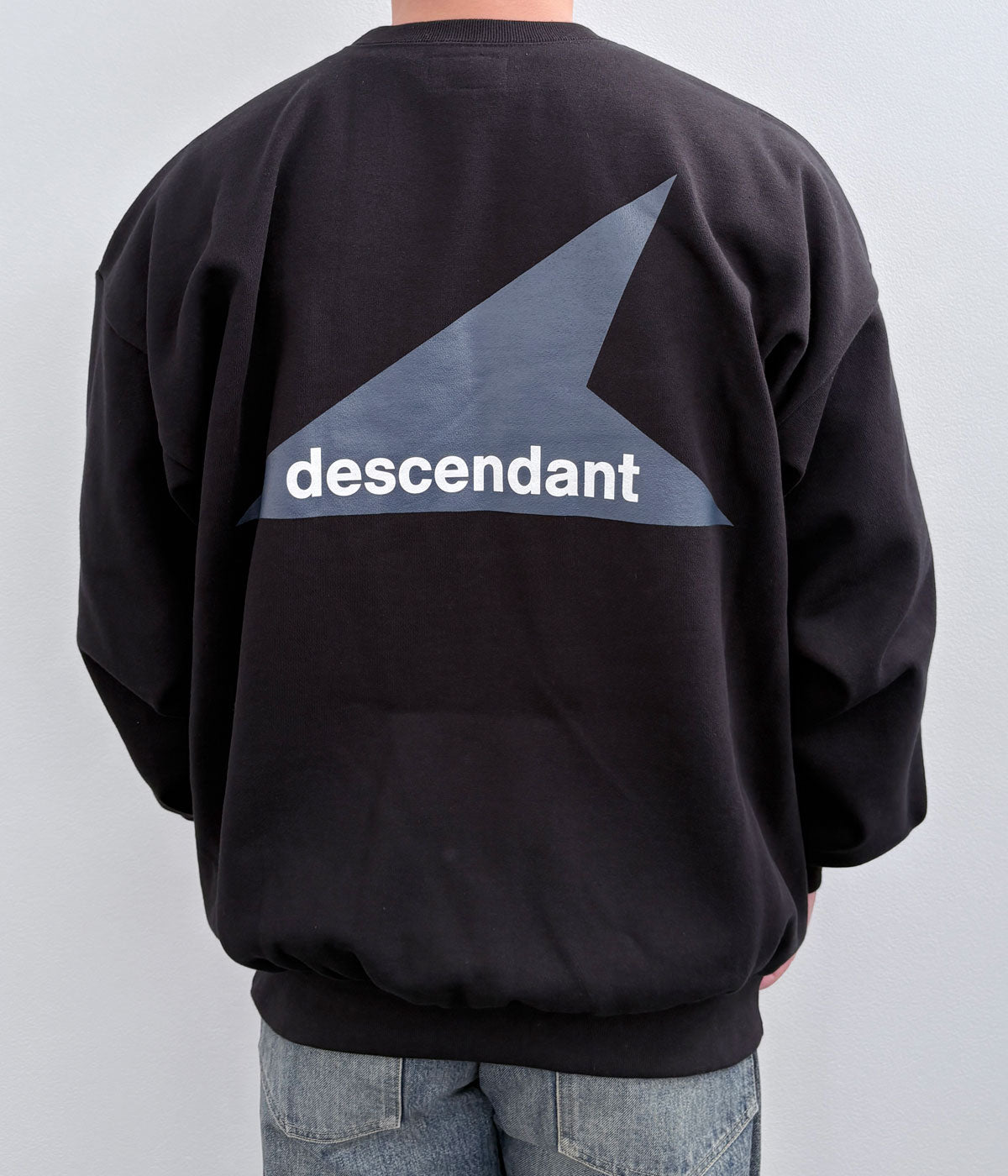 DESCENDANT/CETUS CREW NECK (BLACK)