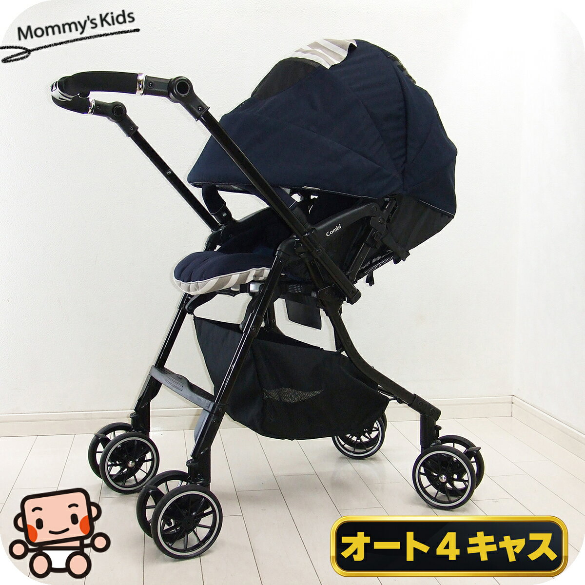 楽天市場】コンビ ベビーカー メチャカル オート4キャス エッグ