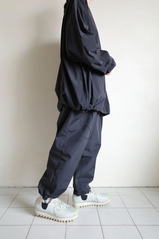UNTRACE BOX STRETCH SMOCK 2 L/S ・BLACK - tity