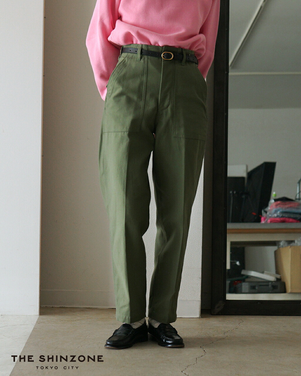 楽天市場】シンゾーン THE SHINZONE BAKER PANTS ハイウエスト