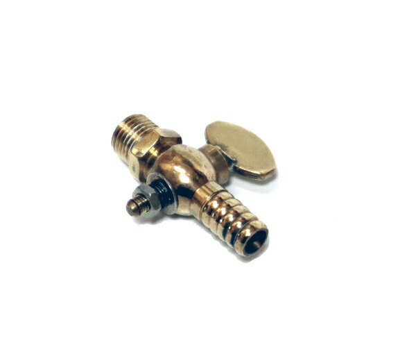 楽天市場】1/4 NPT フューエルコック ブラス 10mmホース用 チョッパー