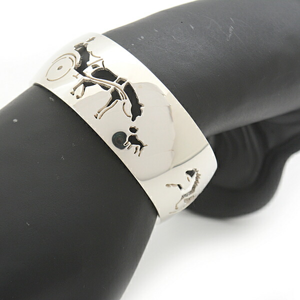 エルメス ギャロップ ブレスレット SV925 馬モチーフ シルバー製 【美