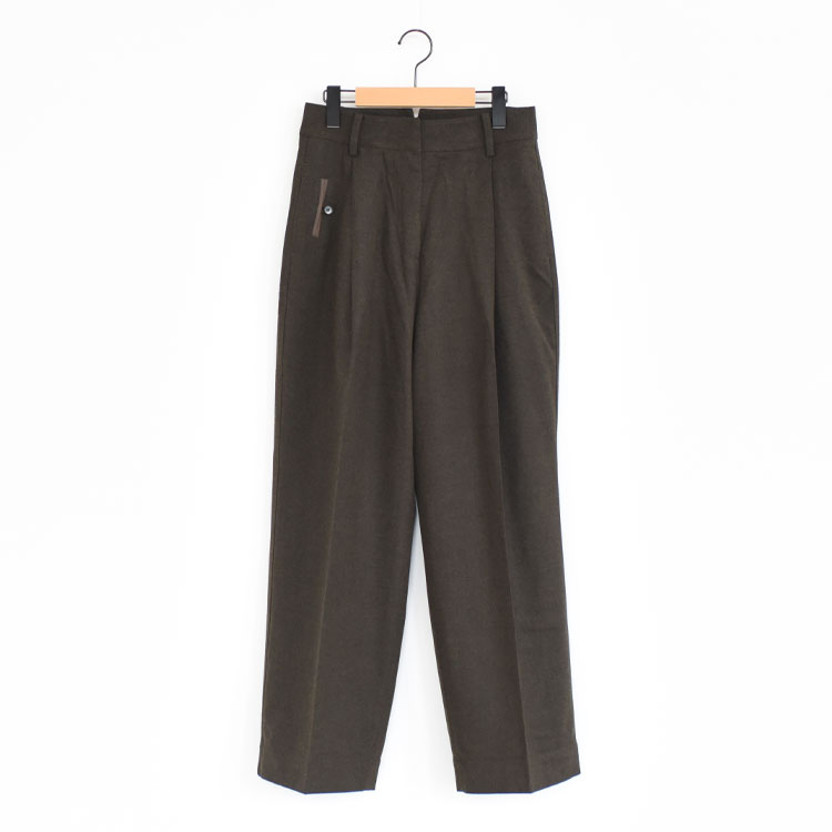 楽天市場】anuke（アンヌーク）/Wool Tuck Pants ウールタックパンツ