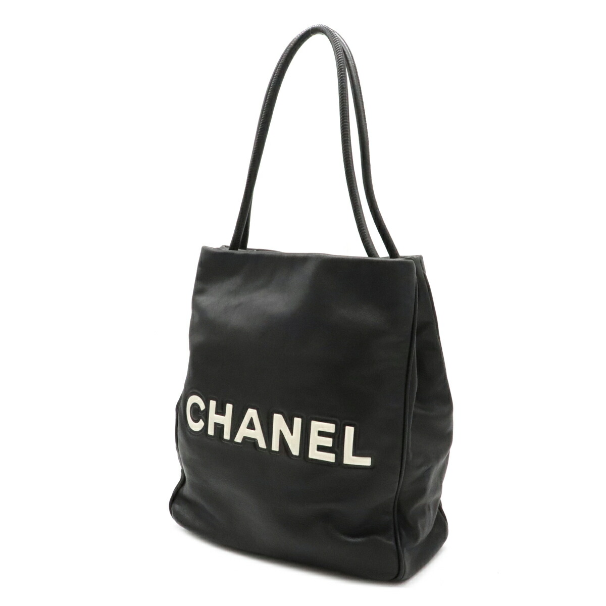 楽天市場】【バッグ】CHANEL シャネル カメリア ロゴ トートバッグ