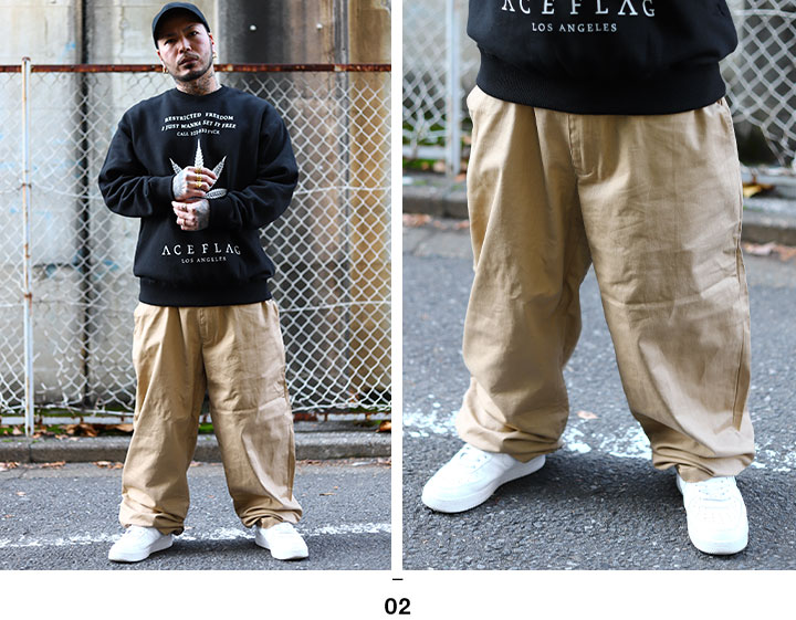 楽天市場】WEEKIN DENIM パンツ チノパンツ 極太 バギーパンツ メンズ