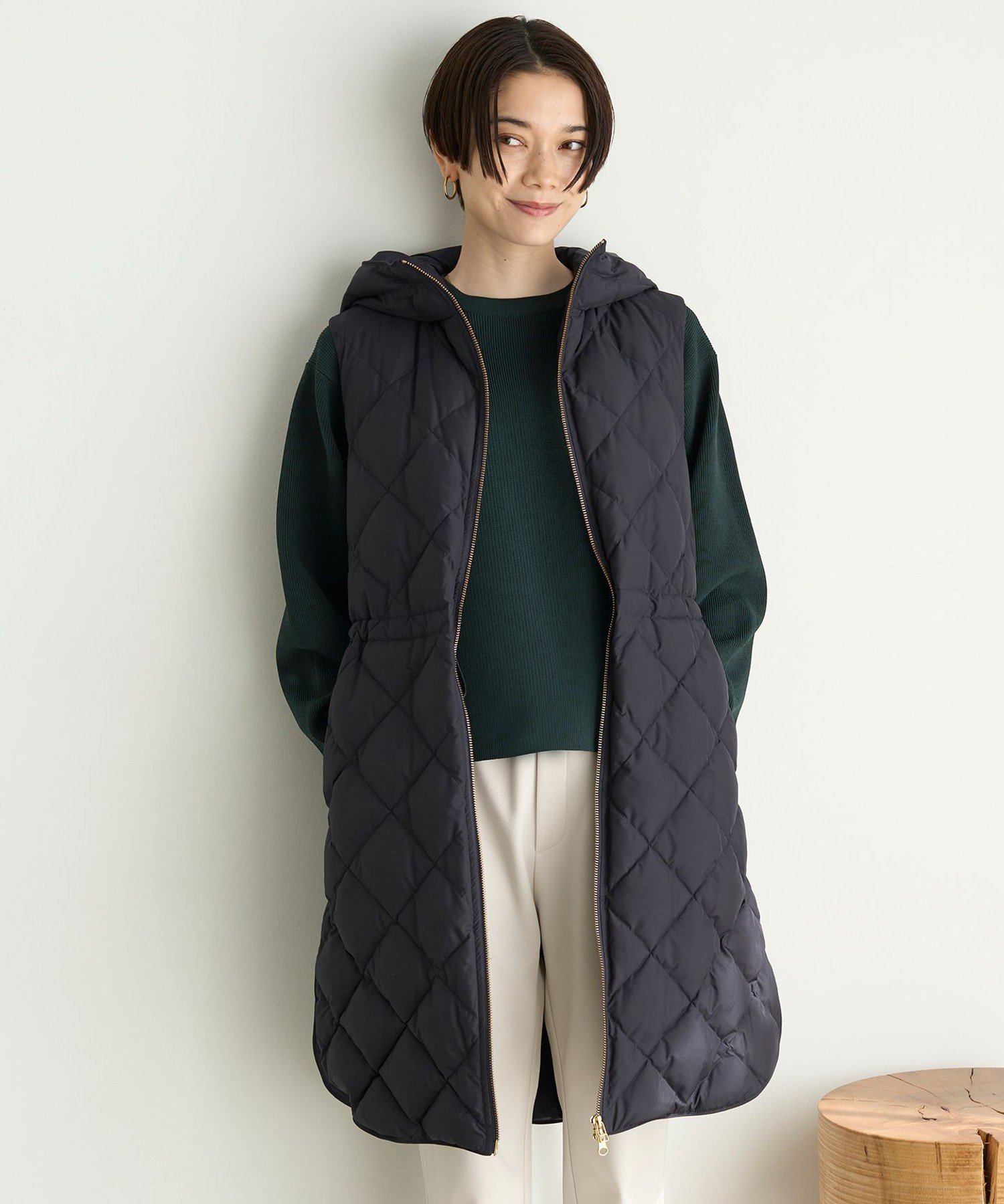 UNFILO｜【TAION×UNFILO 】フード付きジレ | Rakuten Fashion(楽天