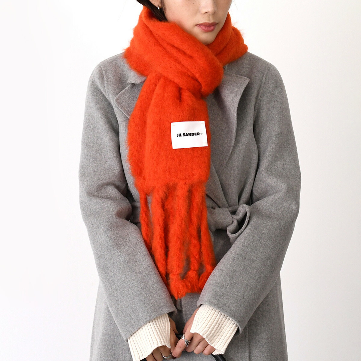 楽天市場】JILSANDER ジルサンダー マフラー ナローウールブレンド