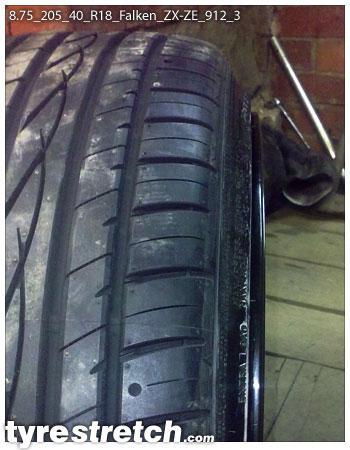 205/40 R18 on 8.75J Rim – FALKEN Tyre | TyreStretch.com