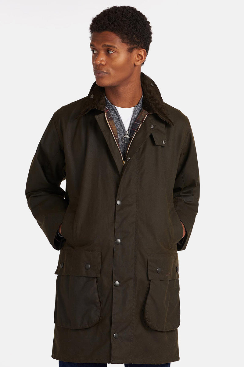 Classic Northumbria Wax Jacket Olive by Barbour | Men | WP Store