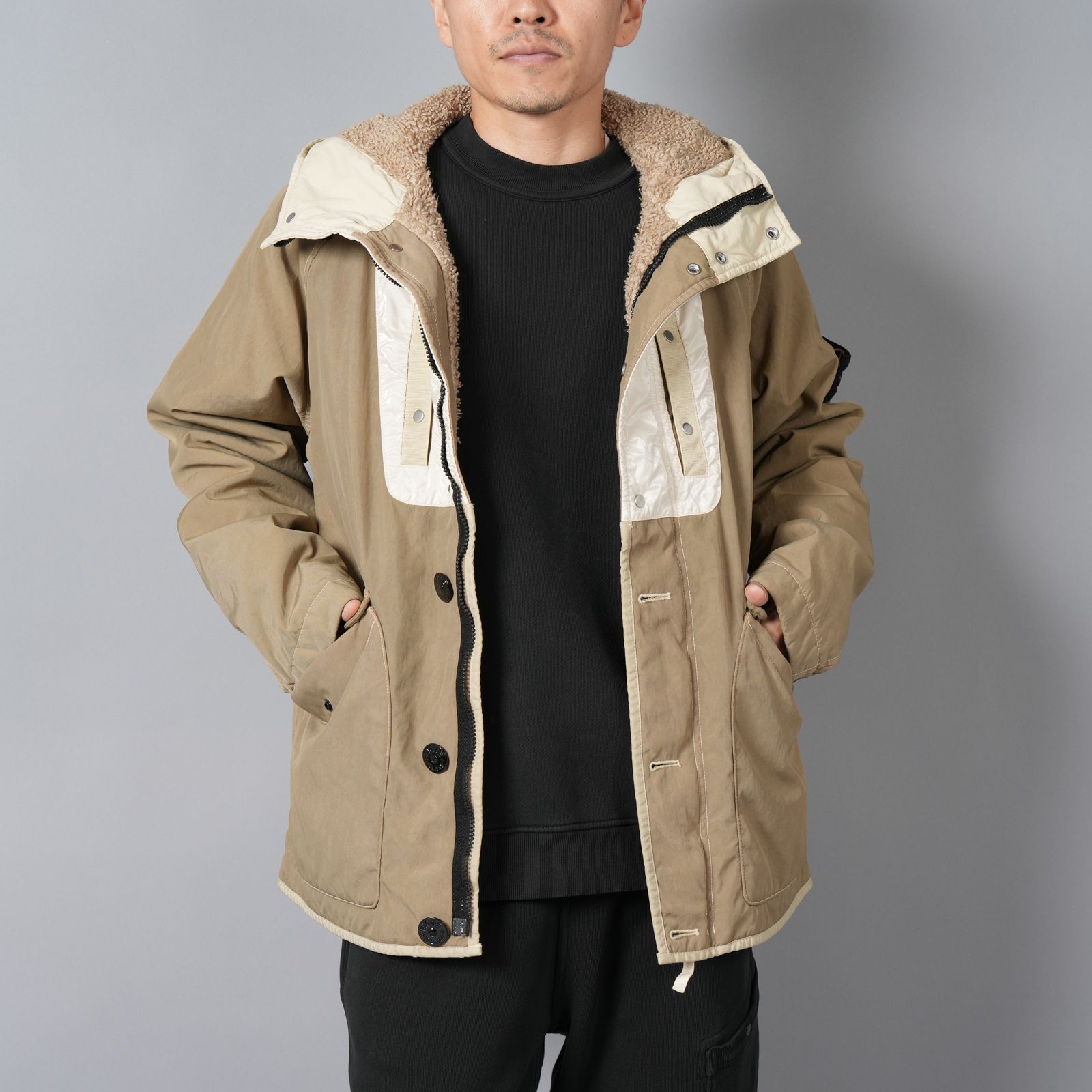 STONE ISLAND - 44021 / NYLON PANAMA WITH NEW SILK LIGHT GARMENT
