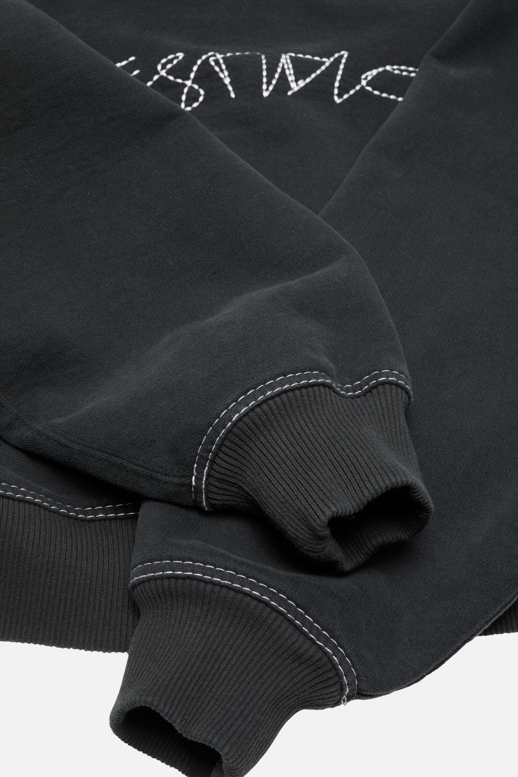 Acne Studios - Hooded zip-up sweater - Faded black
