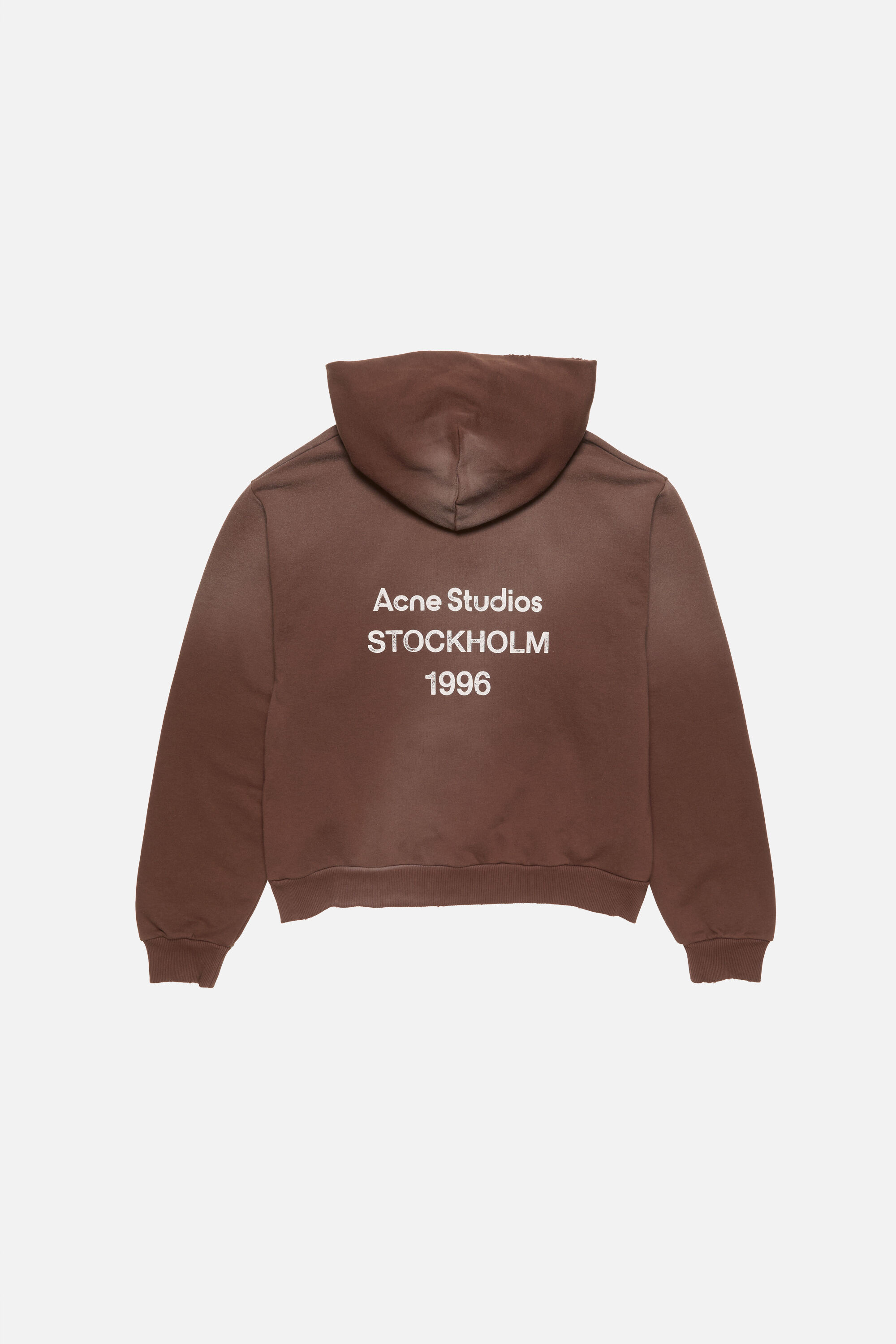 Acne Studios - Logo hooded sweater - Chocolate brown