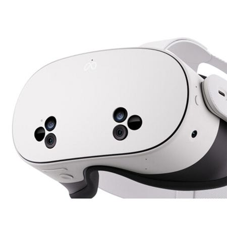 Meta Quest 3S 128GB Advanced AIO VR Headset w/Controllers with 3