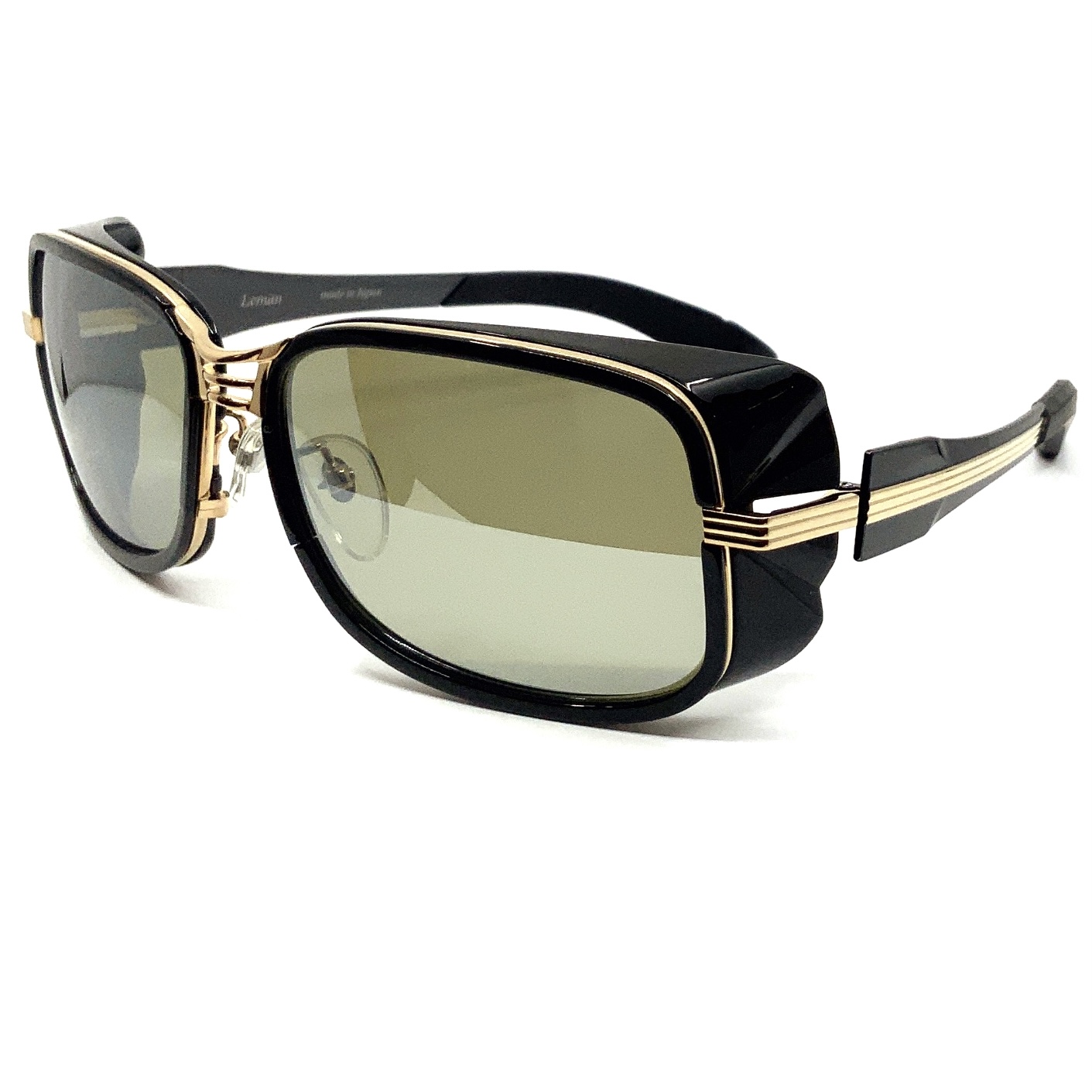 Zeque ゼクー サングラス Leman レマン F-1520 BLACK / GOLD