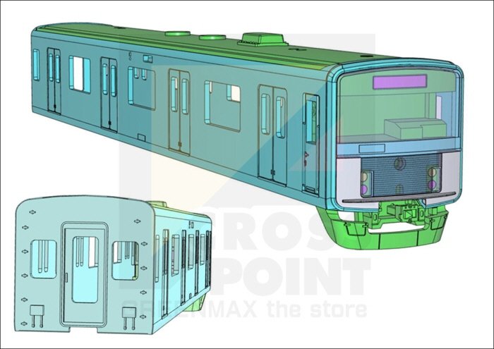 試作品情報 グリーンマックス 完成品モデル 西武20000系（池袋線