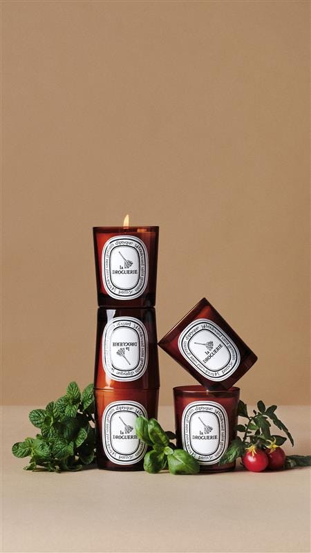リフレッシュキャンドル バジル - クラシックキャンドル | Diptyque Paris