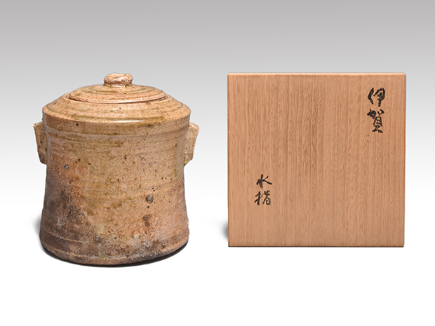 伊賀水指 二代 池田瓢阿（作） 共箱 | 古美術ささき