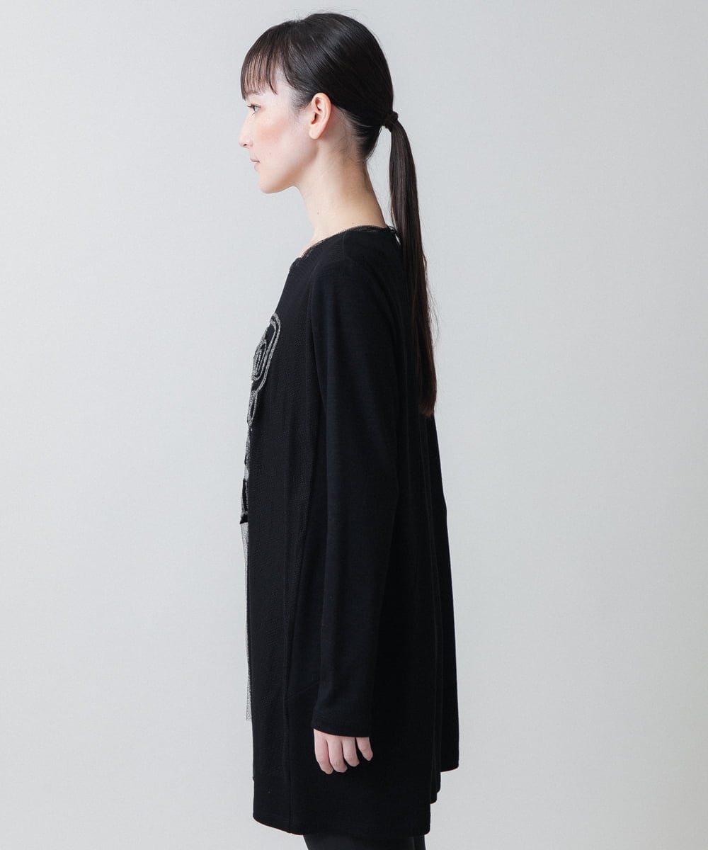 コード刺繍チュニックトップス /日本製(チュニック) | HIROKO KOSHINO