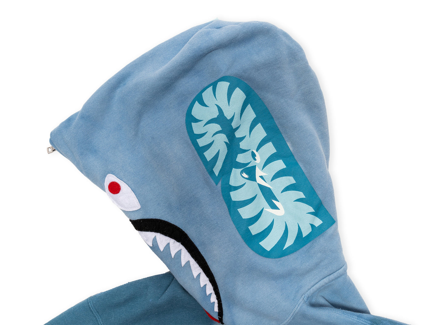 A Bathing Ape Hand Dye Shark Full Zip Hoodie in Blue – Oneness