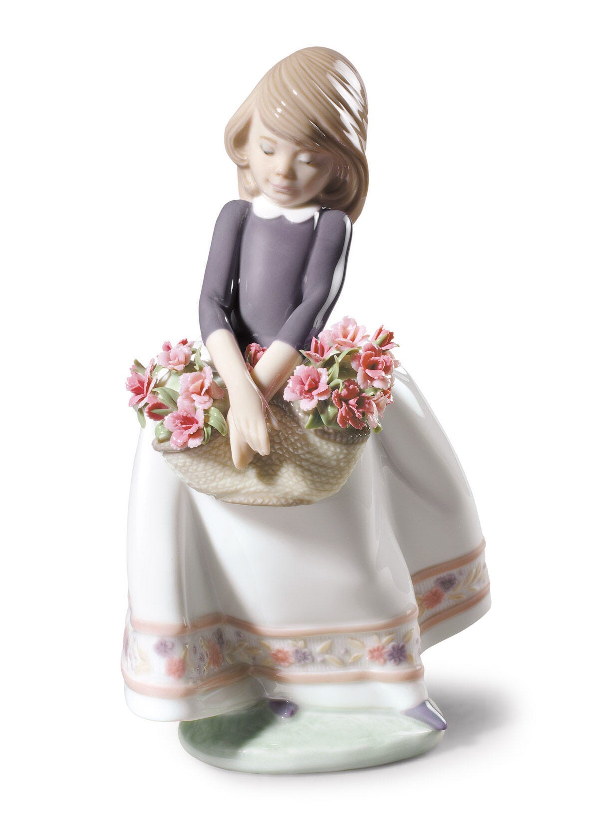 May Flowers Girl Figurine. Special Version | Lladró® USA