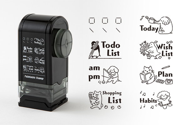 スタンプ 回転印 ダイヤル リスト柄(35579006)｜ミドリオンラインストア