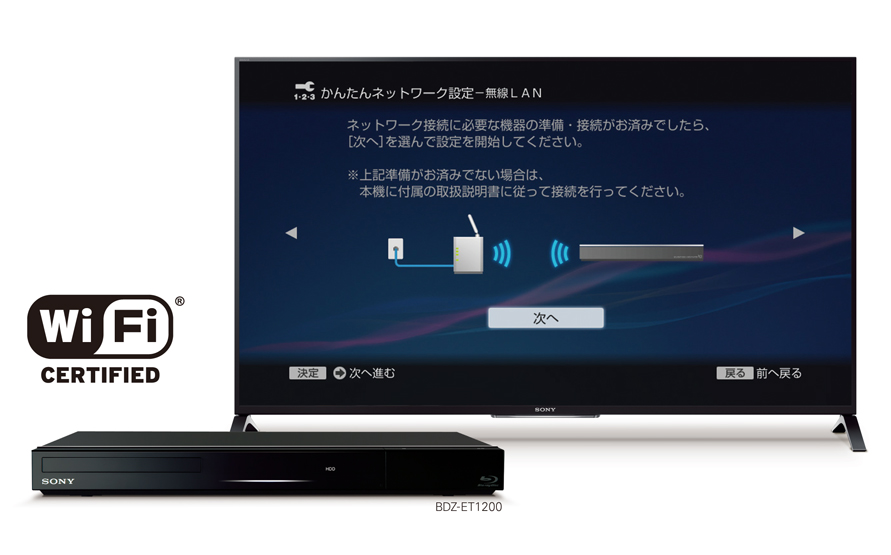 BDZ-EW1200/BDZ-EW520 特長 : 他機器とつないで楽しむ | ブルーレイ