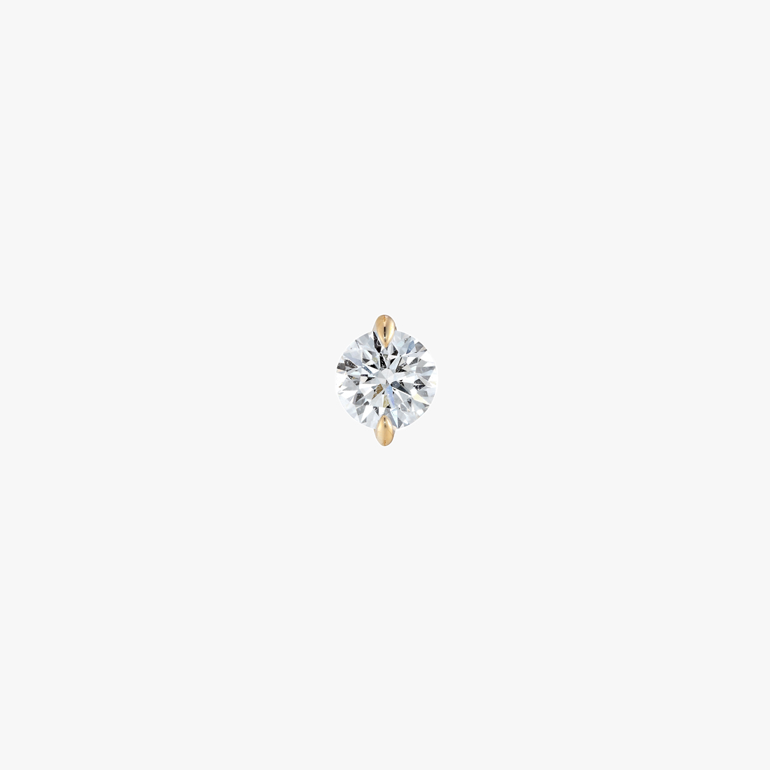 SJX W】LAB-GROWN DIAMOND (SYNTHETIC DIAMOND) SEMI NUDE PIERCED