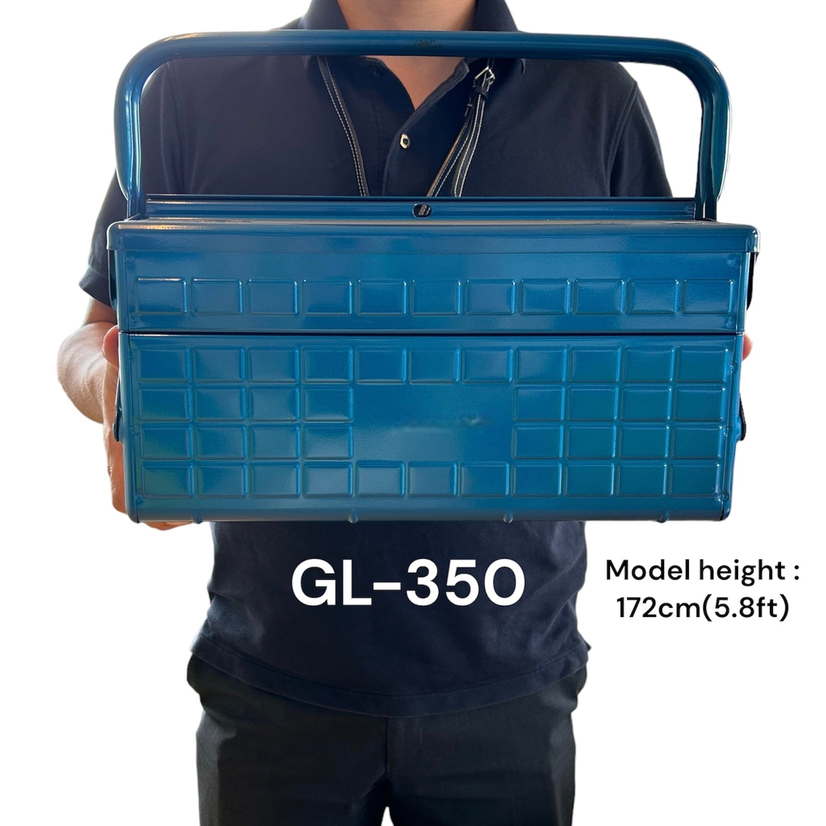 2段式工具箱 GL-350 B (ブルー) | 東洋スチール株式会社 | TOYO STEEL