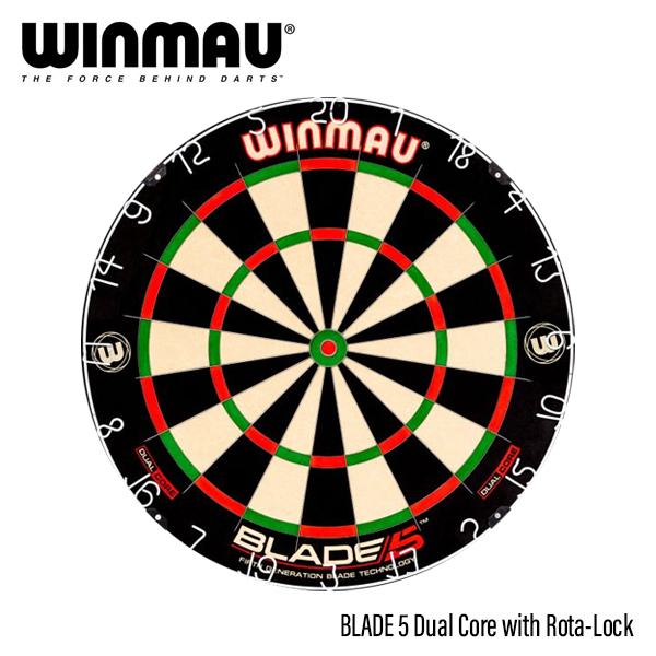 ダーツボード winmau Blade 5 Dual Core with Rota-Lock 3009