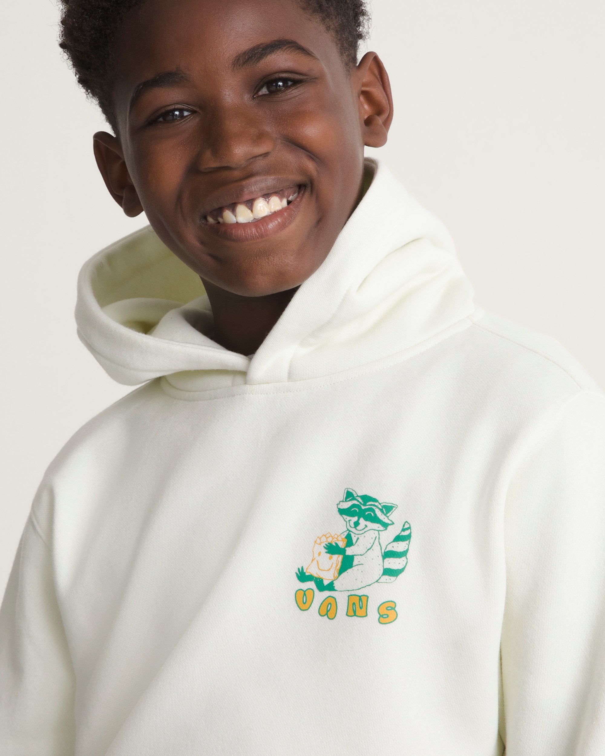 Kids Lazy Daze Pullover Sweatshirt in Marshmallow White | Vans