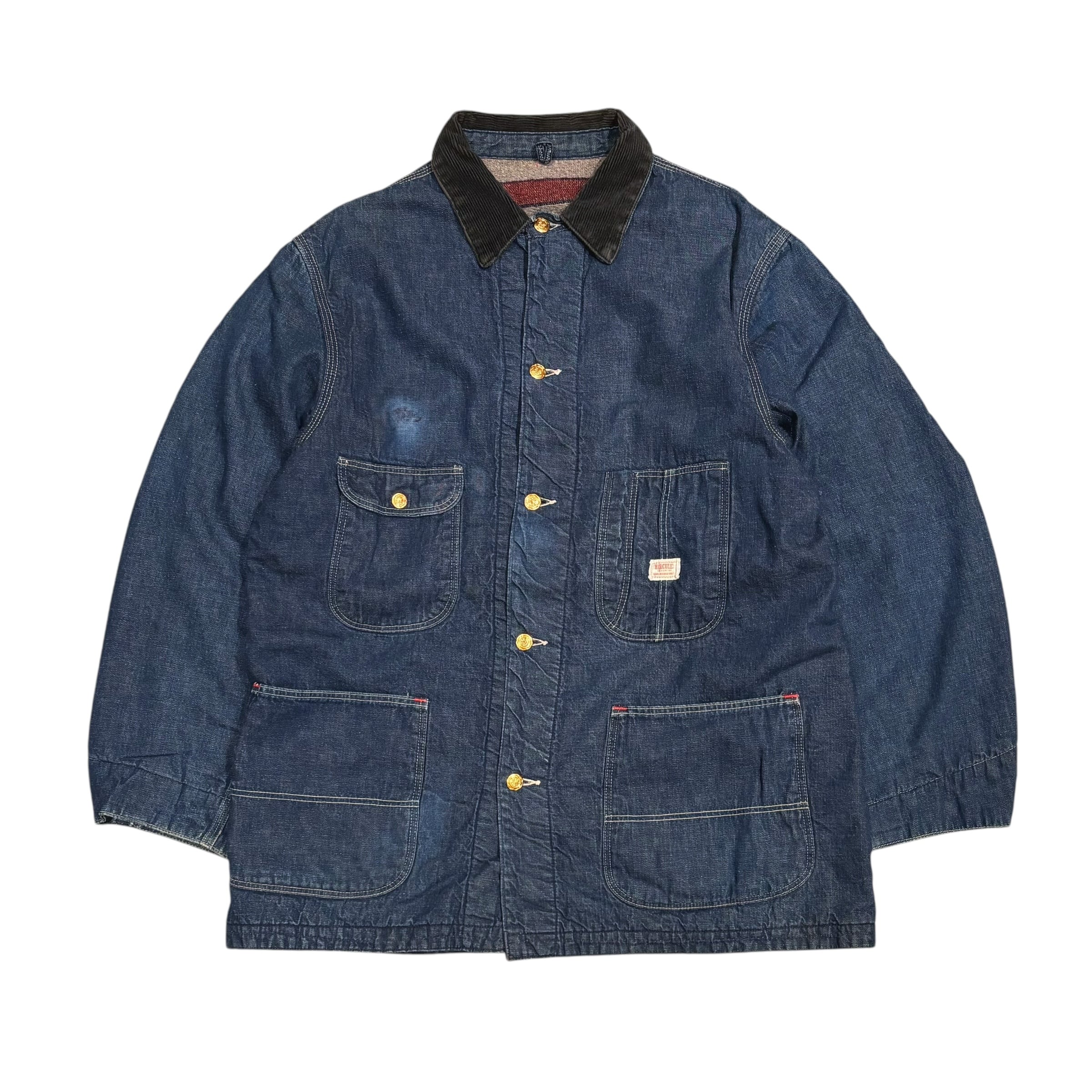 60's Sears HERCULES Blanket Lined Denim Coverall 38 40 / シアーズ