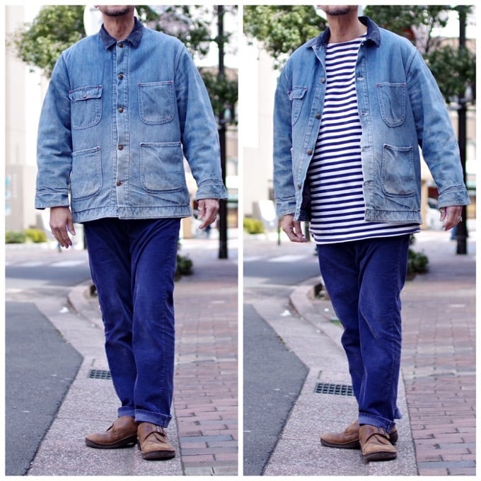 1970s SEARS Work'n Leisure Blanket Lined Denim Chore Jacket