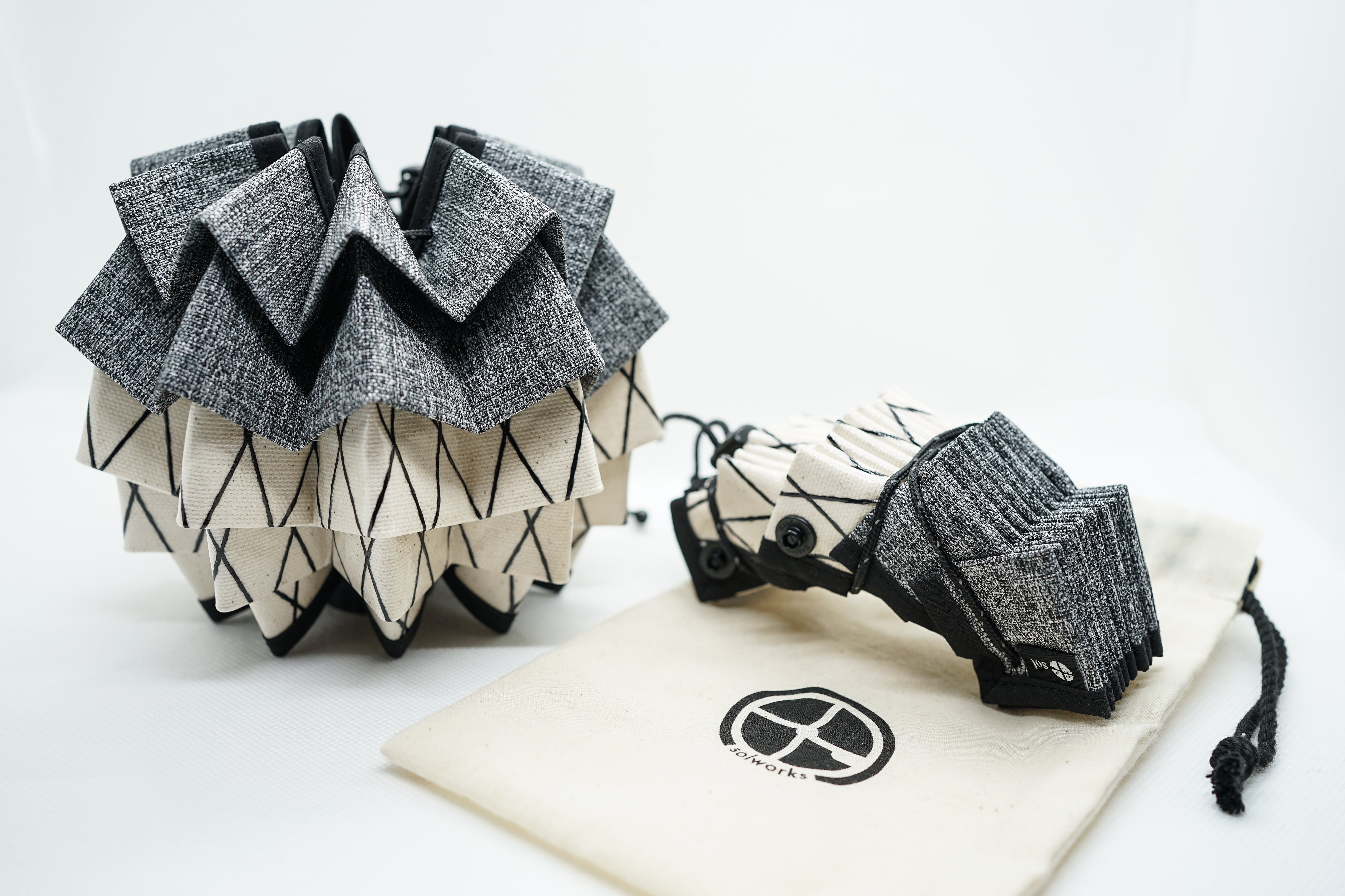 solol ソルオル ブラック キャンプ ランタンシェード 【公式通販】