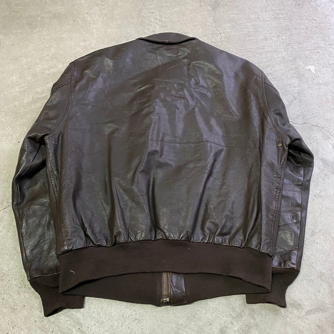80年代 USA製 COOPER クーパー A-2タイプ ゴートスキン ミリタリー