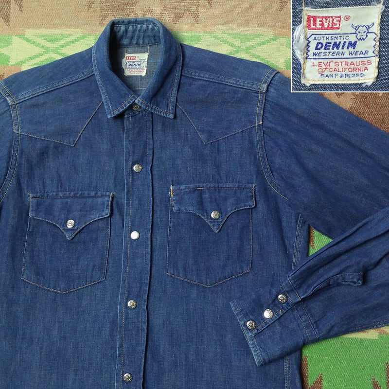 50s～ LEVI'S Short-Horn Denim Western Shirt | Wonder Wear