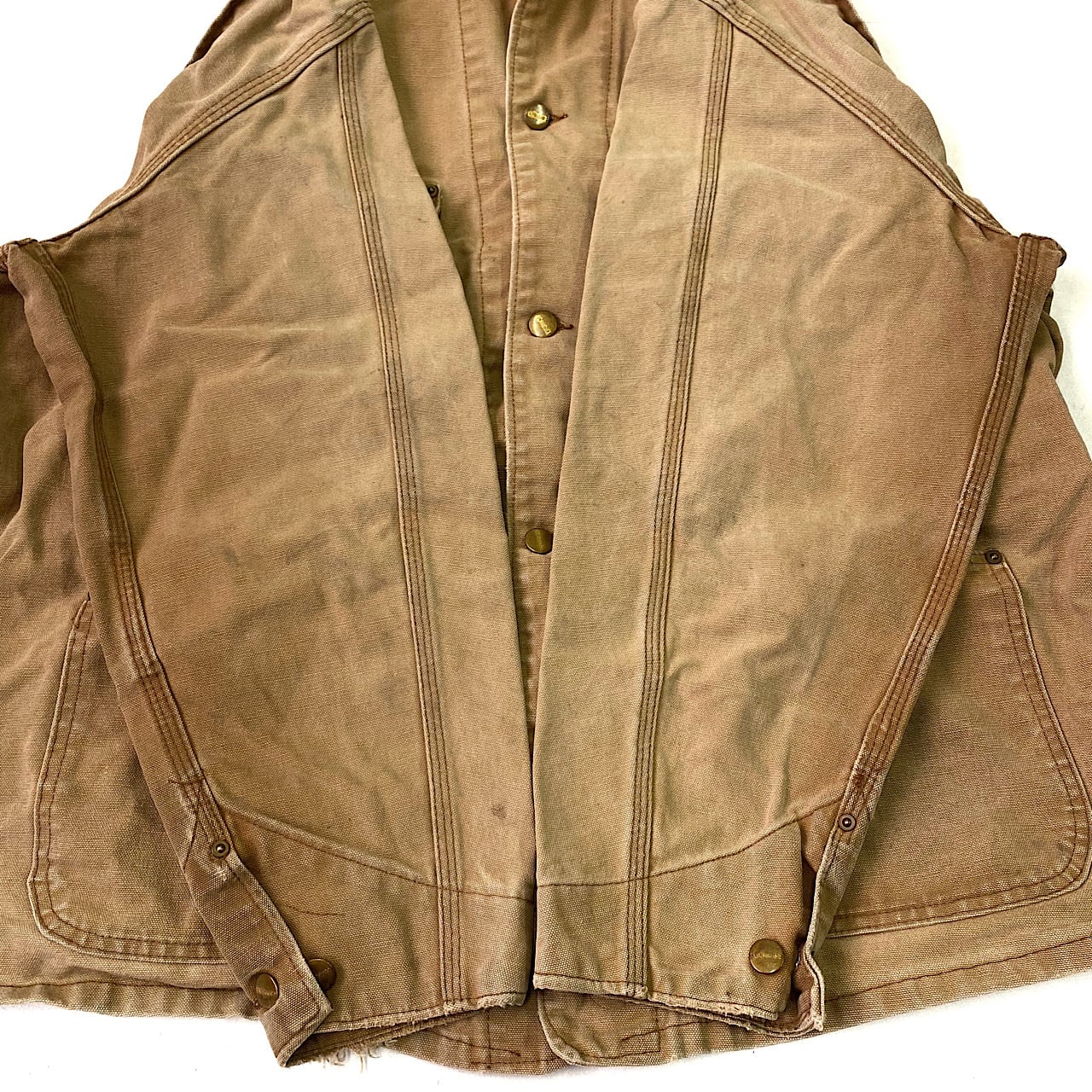 70年代 ビンテージ プリントタグ Carhartt カーハート ミシガンチョア