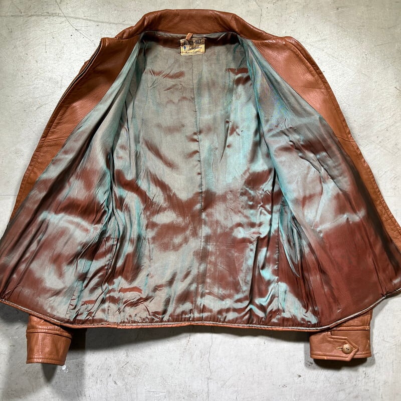 40's BLOCK-BILT ブロックビルト ディアスキンレザースポーツ