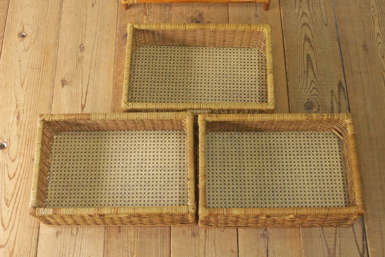 ラタン 籐家具 チェスト タンス 箪笥 ランドリー 収納 ナチュラル