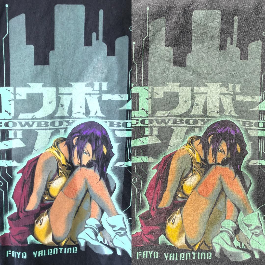 XZ247 カウボーイビバップ フェイ Tシャツ アニメ Sサイズ XSサイズ