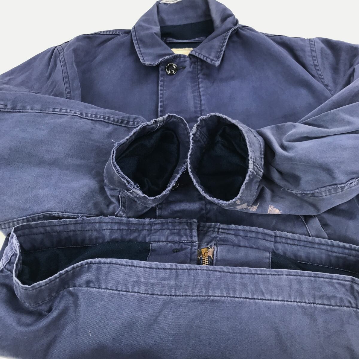 U.S.NAVY 60年代 ALPHA INDUSTRIES 海軍 UTILITY JACKET ライナー付き