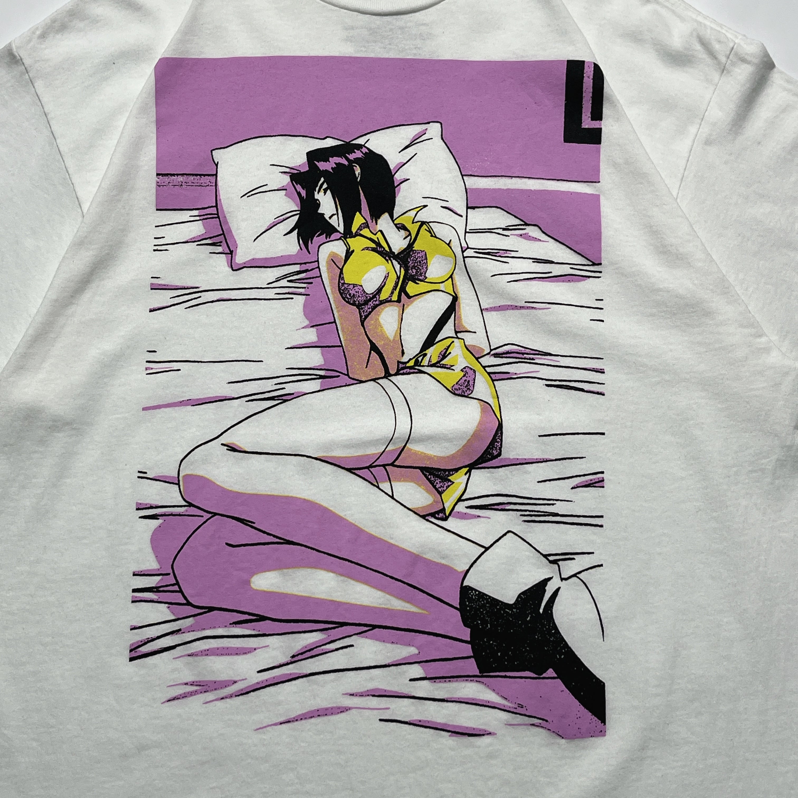 00's COWBOY BEBOP カウボーイビバップ アニメTシャツ XL 白 フェイ
