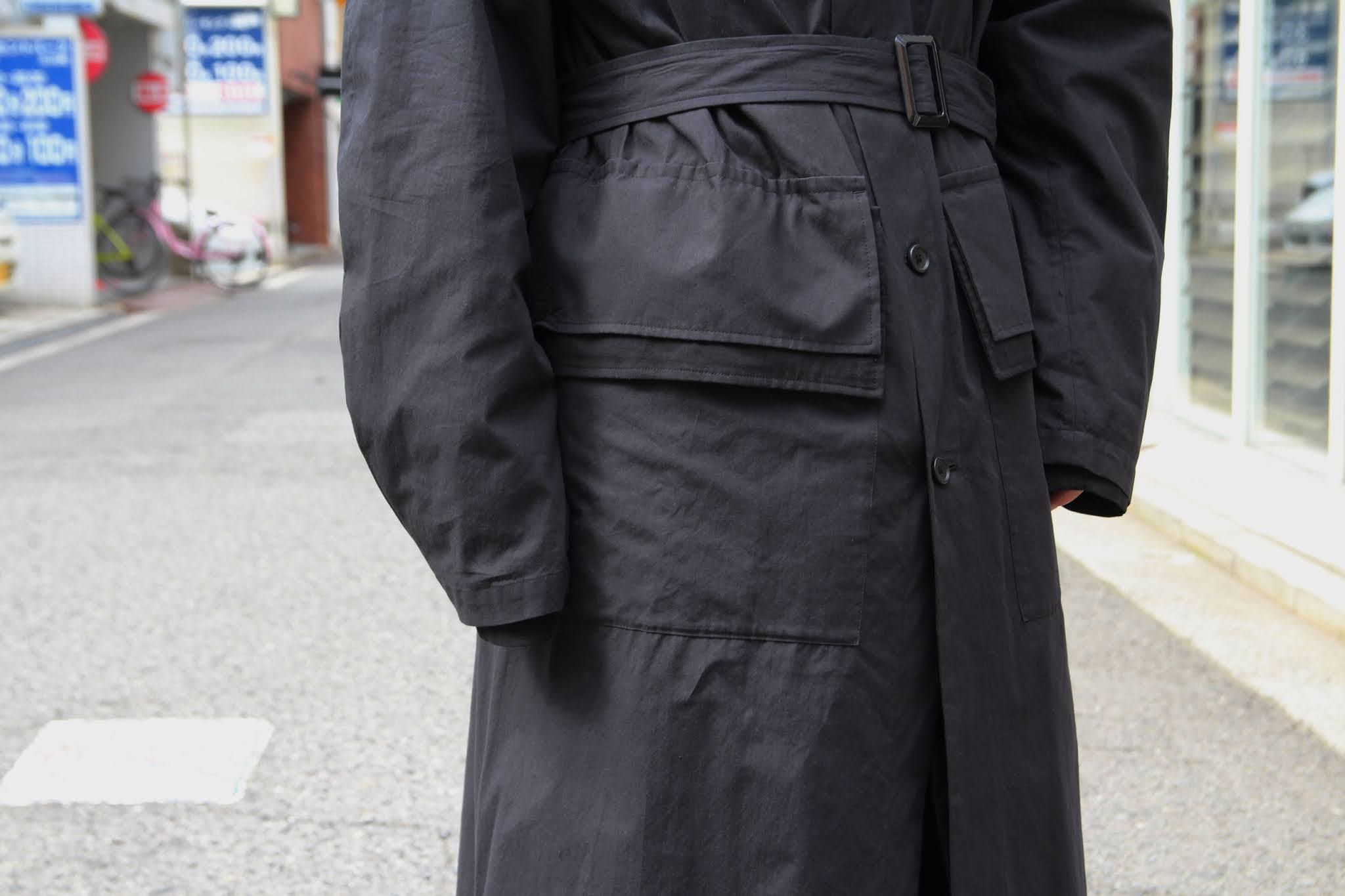 stein / シュタイン 「OVERSIZED LAYERED HOODED COAT」 - input staff