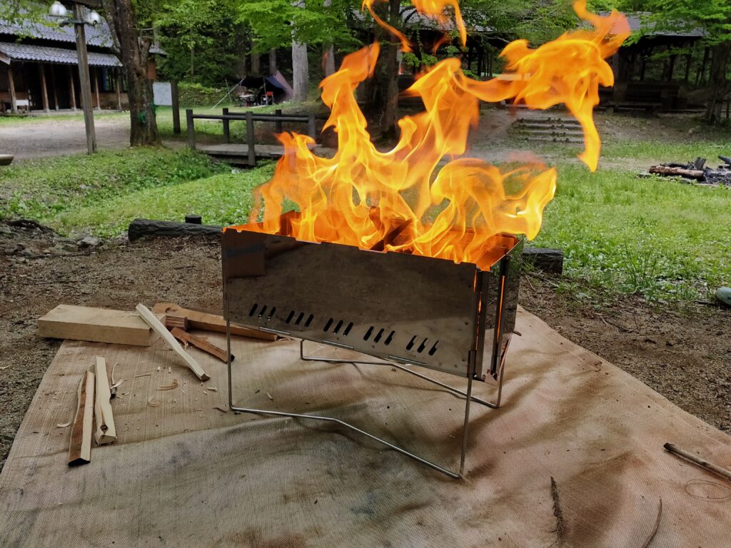 mont-bell／フォールディングファイヤーピット】のレビュー！実際に