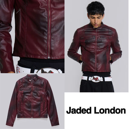 JADED LONDON(ジェイデッドロンドン) レザージャケット(メンズ