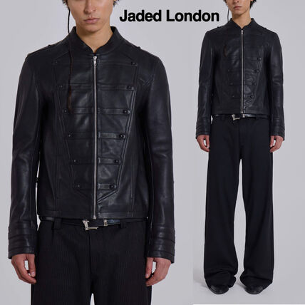 JADED LONDON(ジェイデッドロンドン) レザージャケット(メンズ