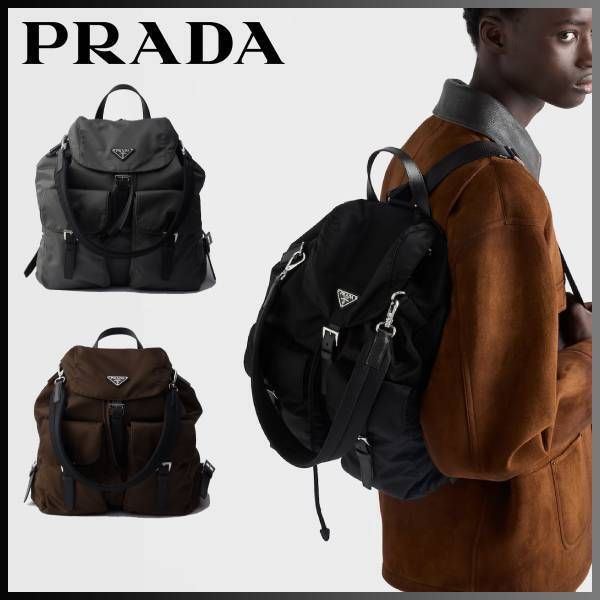プラダ PRADA Re-Nylon バックパック 直営店買付 3色 メンズ (PRADA